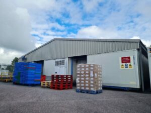 Smarter Storage Solutions - Domino's three bay chilled storage facility